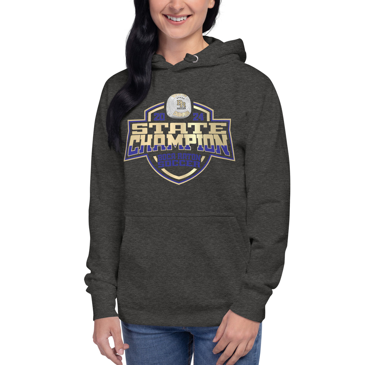 Boca Raton Community High School Soccer -Men's 2024 Unisex Hoodie