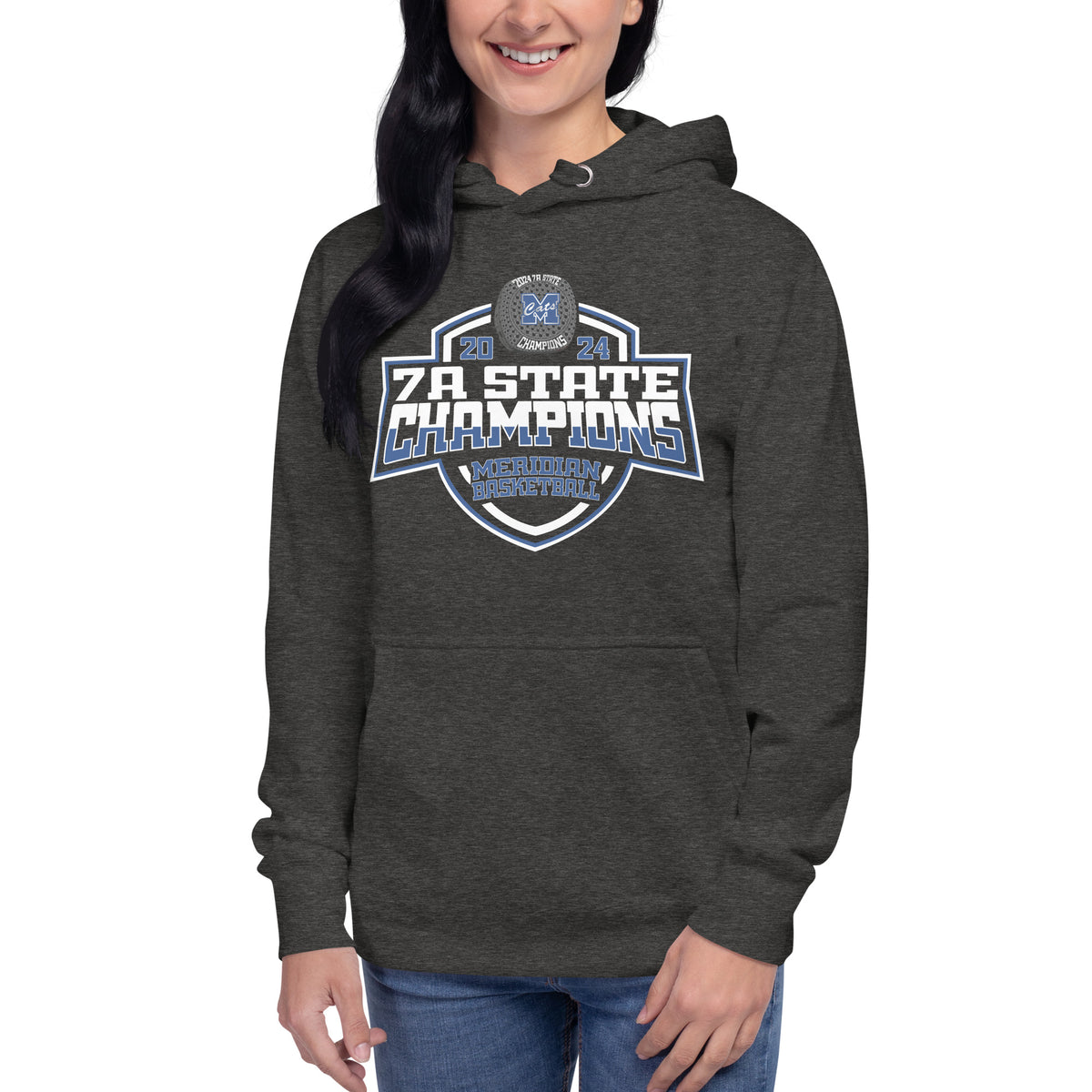 Meridian High School Basketball -Men's 2024 Unisex Hoodie