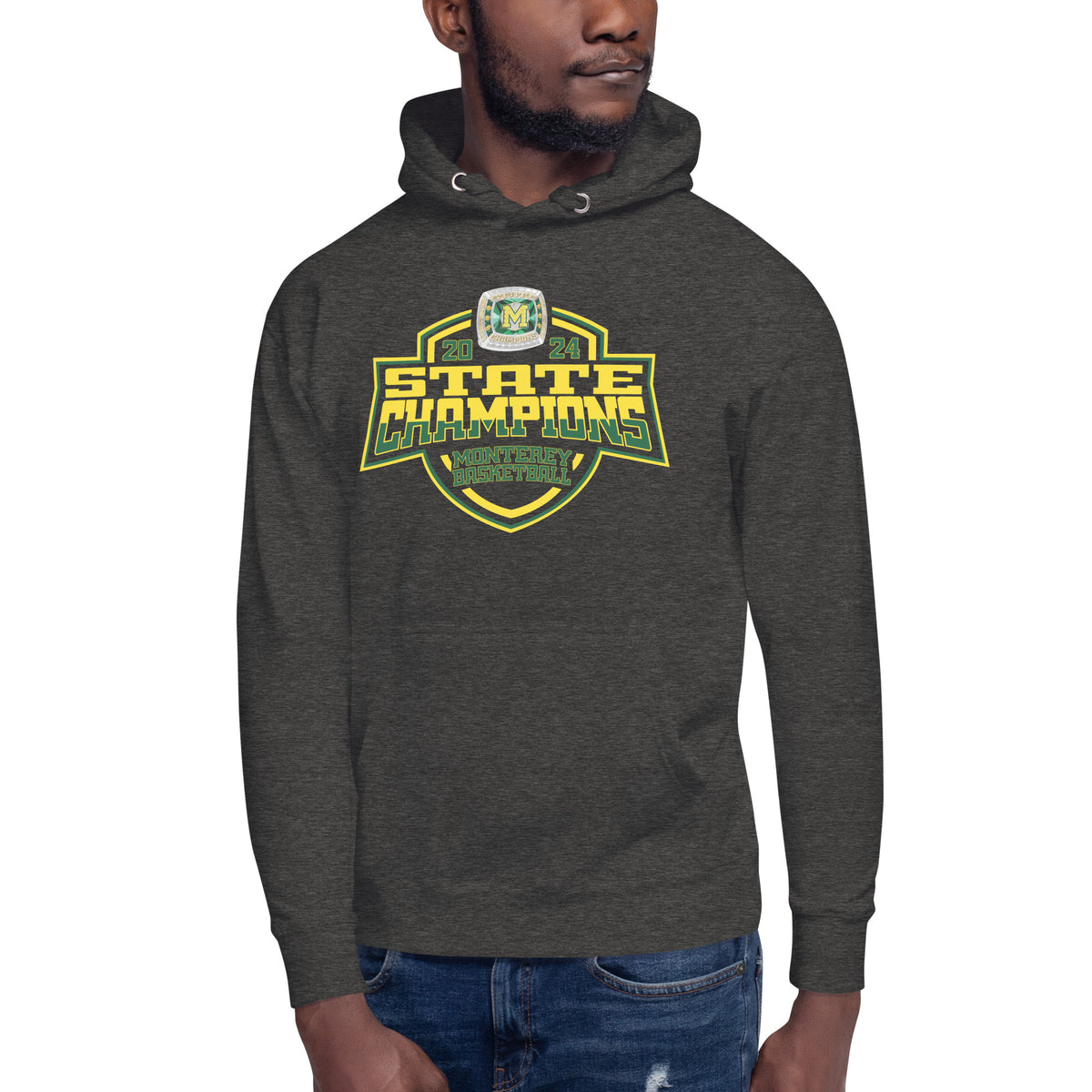 Monterey High School Basketball -Men's 2024 Unisex Hoodie