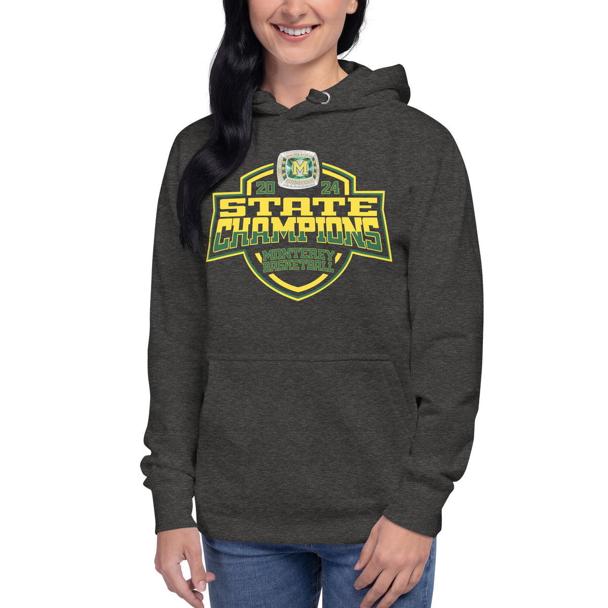 Monterey High School Basketball -Men's 2024 Unisex Hoodie