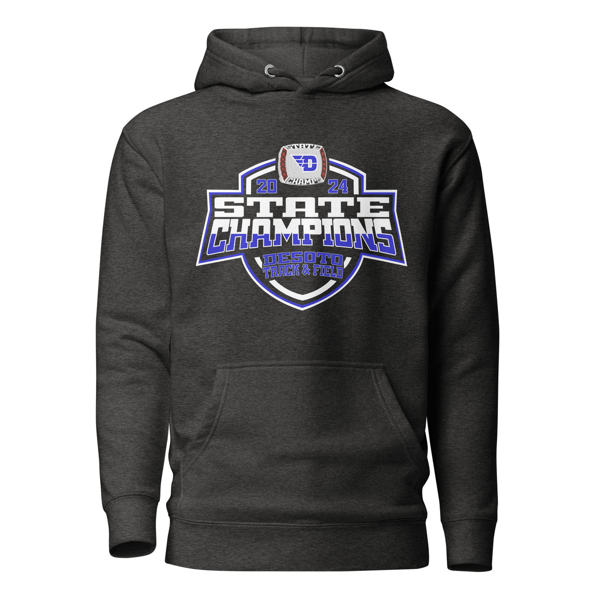 Desoto High School Track &amp; Field -Coed 2024 Unisex Hoodie