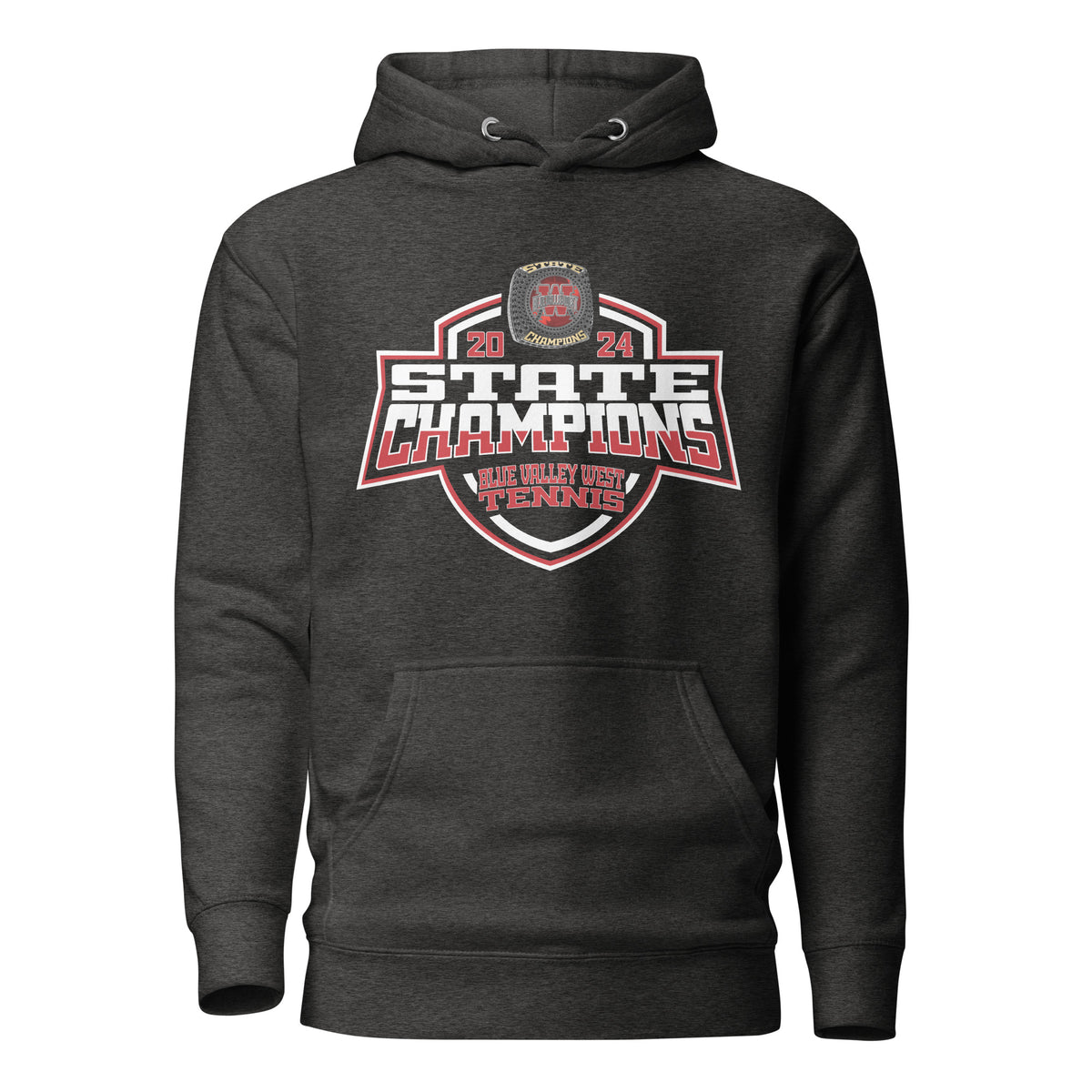 Blue Valley West High School Tennis -Men's 2024 Unisex Hoodie