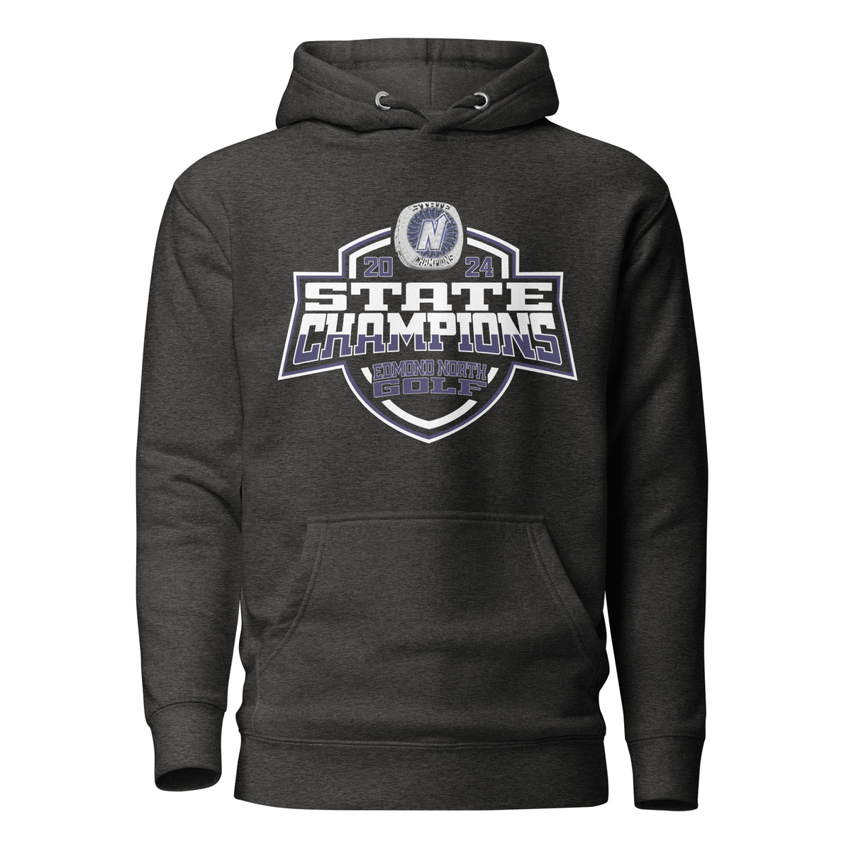 Edmond North High School Golf -Men's 2024 Unisex Hoodie