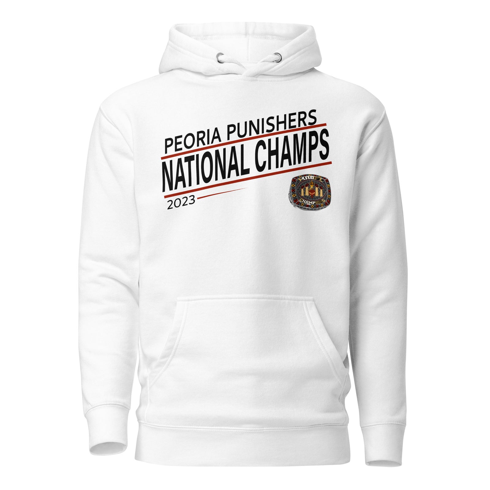 Peoria Punishers National Champs Football 2023 Unisex Hoodie
