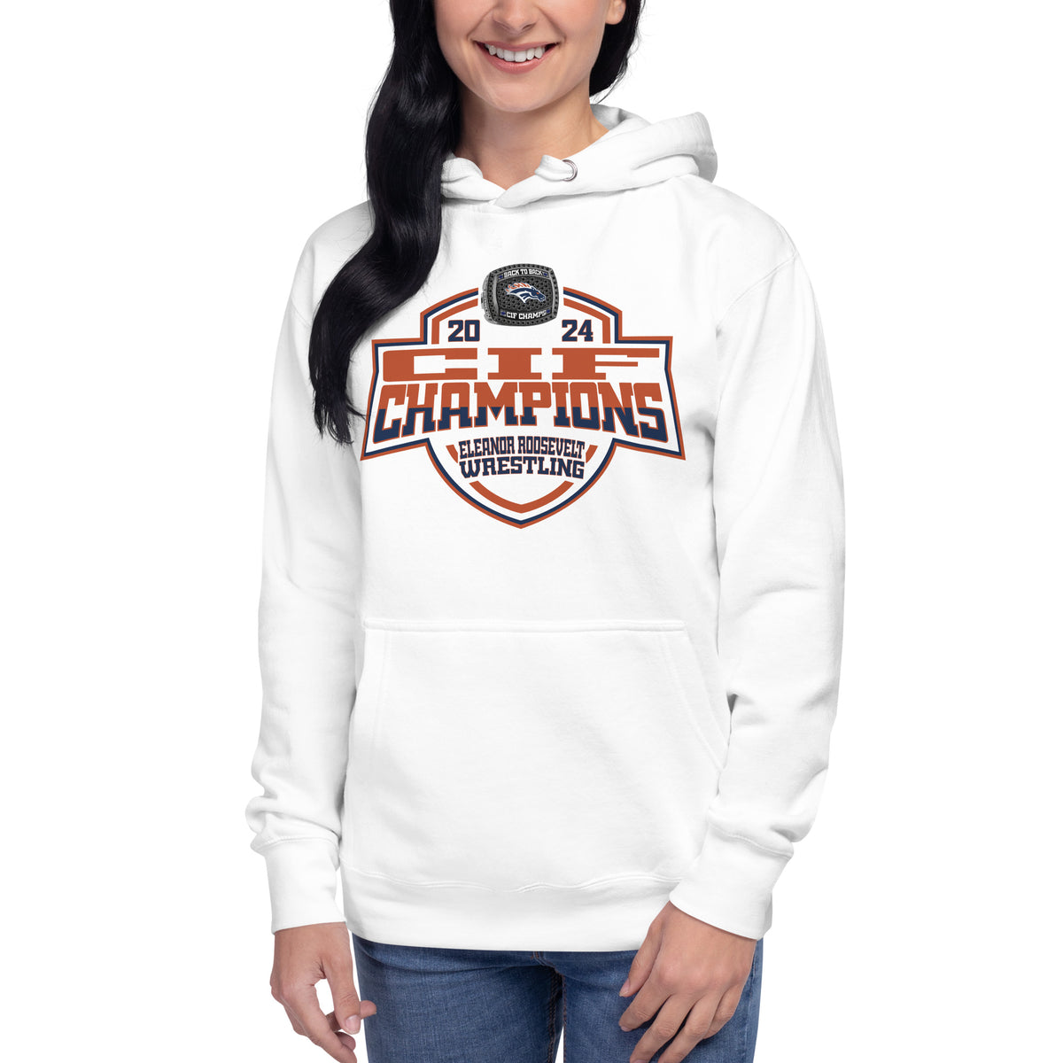 Eleanor Roosevelt High School Wrestling 2024 Unisex Hoodie