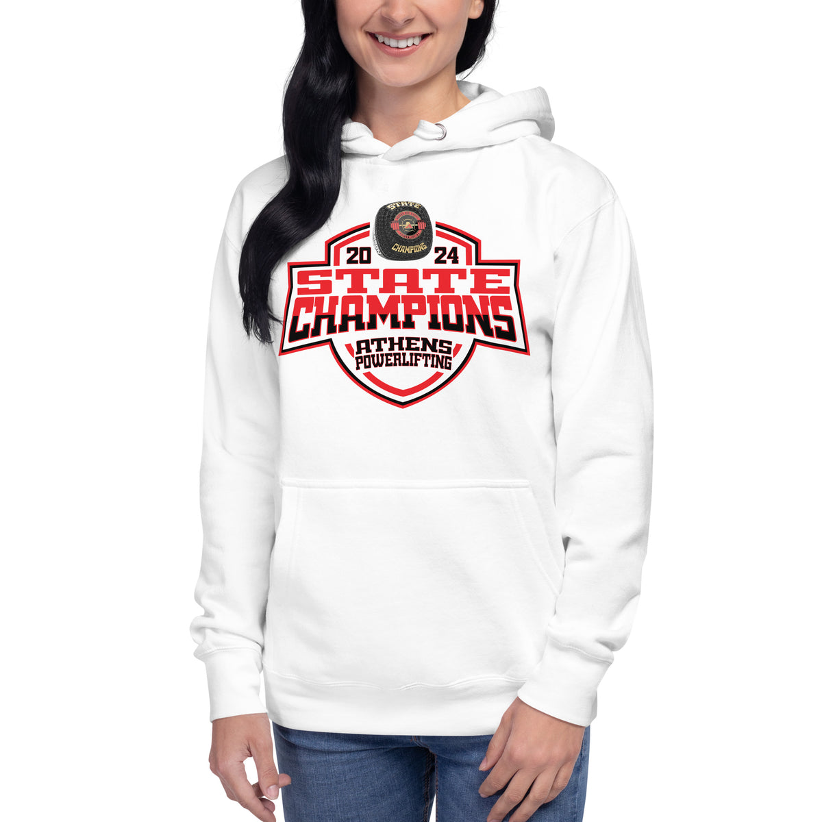 Athens High School Powerlifting 2024 Unisex Hoodie