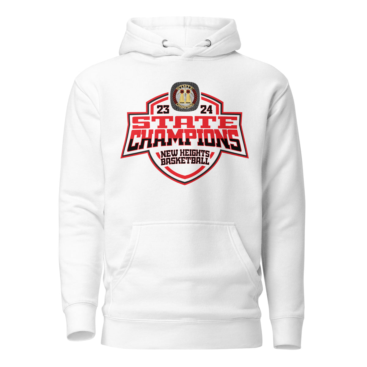 New Heights Charter School Basketball -Men's 2024 Unisex Hoodie