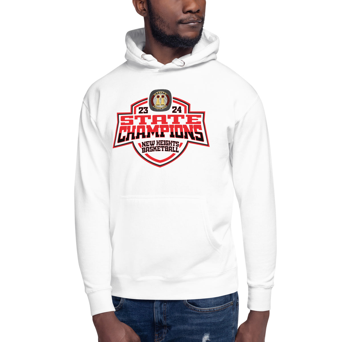 New Heights Charter School Basketball -Men's 2024 Unisex Hoodie