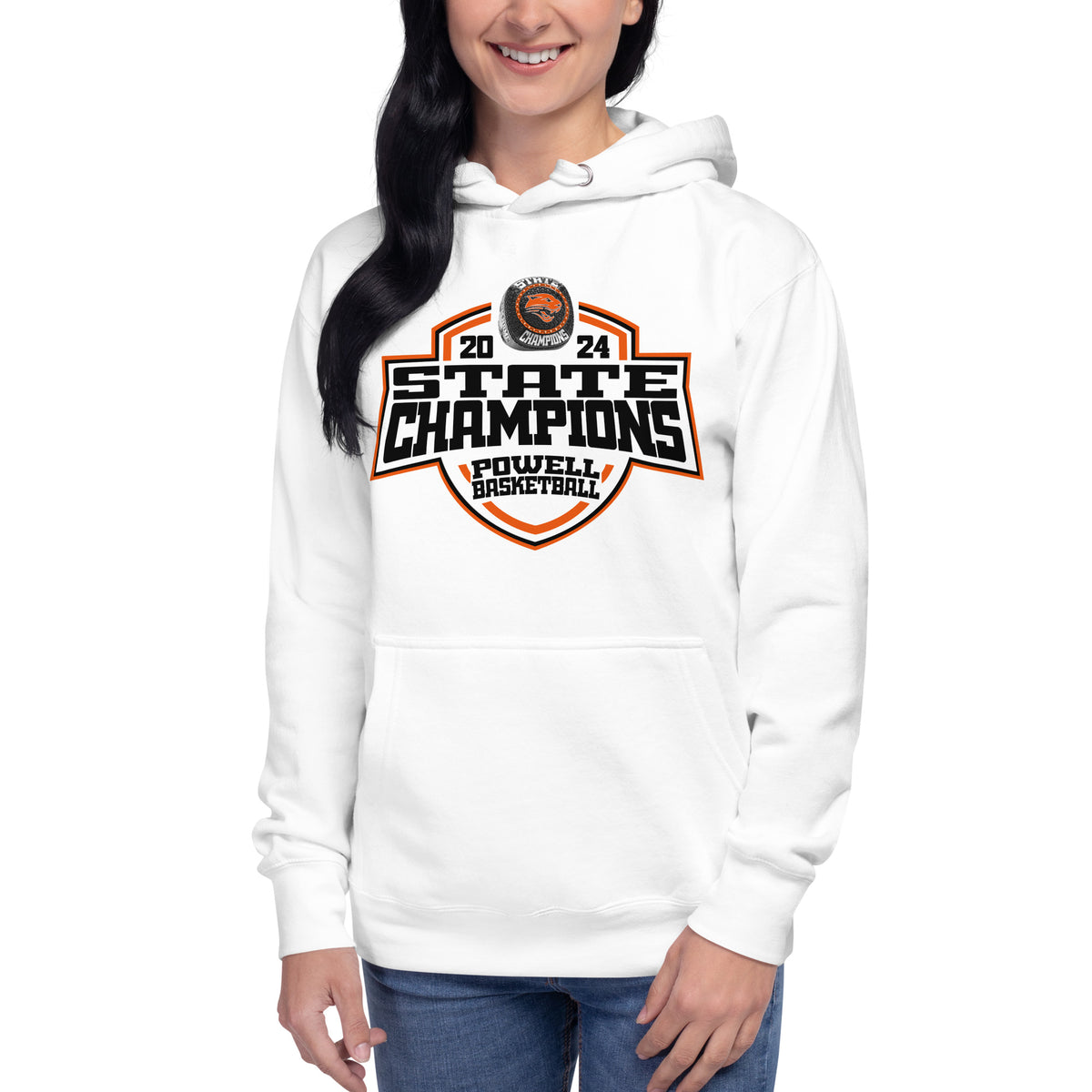 Powell High School Basketball -Men's 2024 Unisex Hoodie