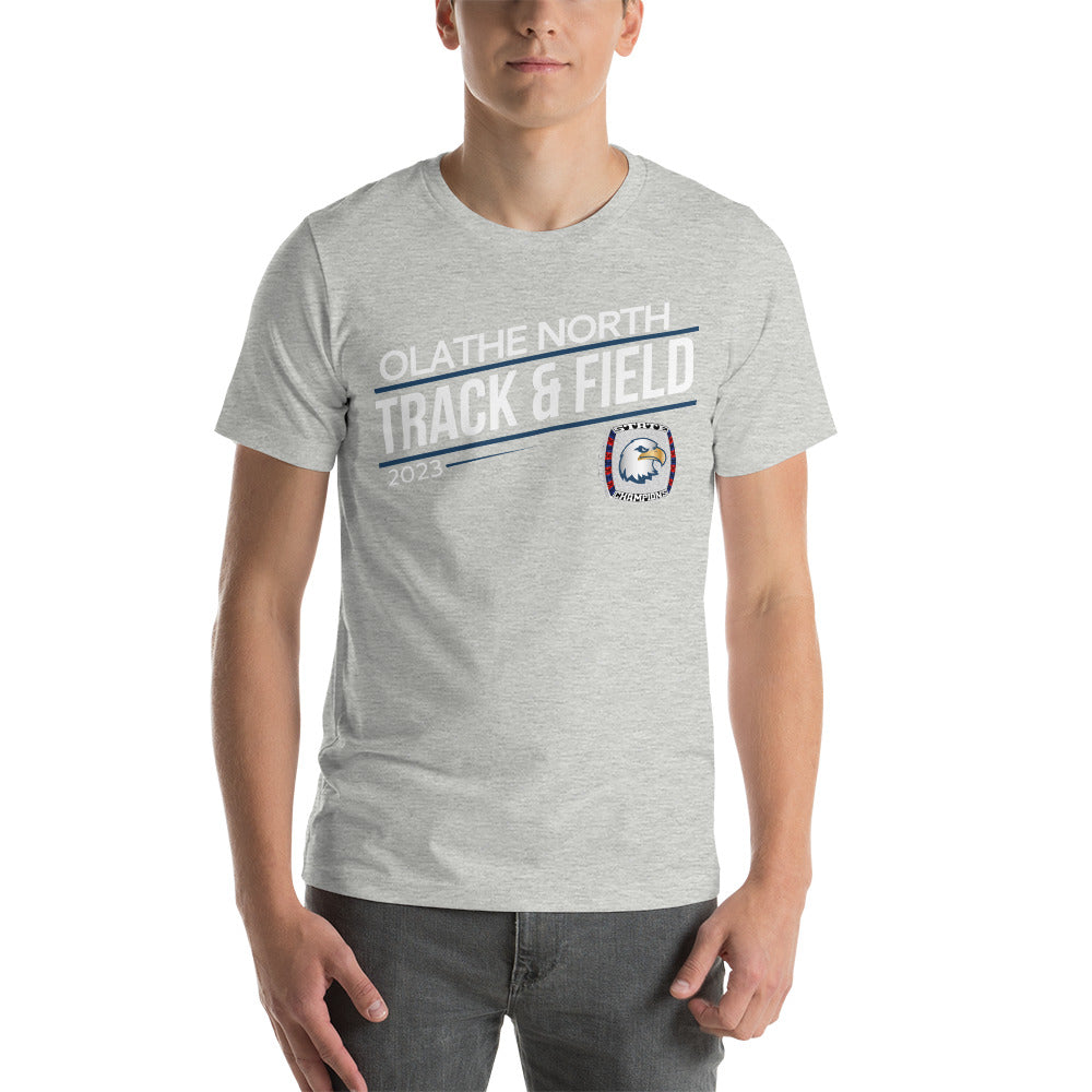 Olathe North High School Track &amp; Field -Men's 2023 Unisex t-shirt