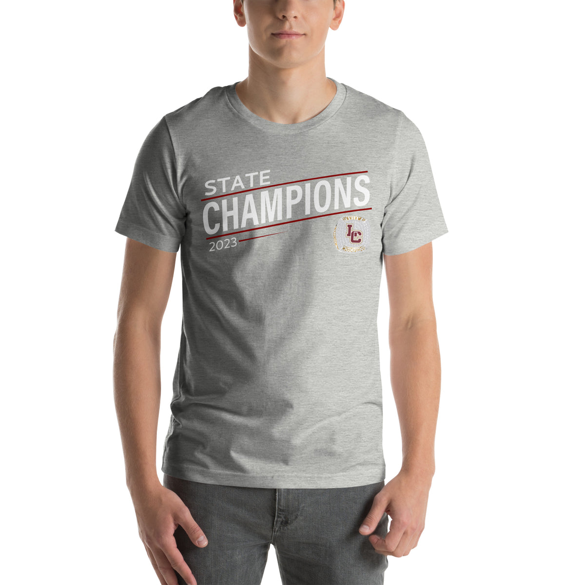 Lincoln Christian High School Cross Country -Men's 2023 Unisex t-shirt