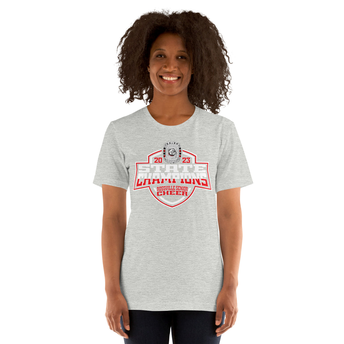 Rossville Senior High School Cheer 2023 Unisex t-shirt