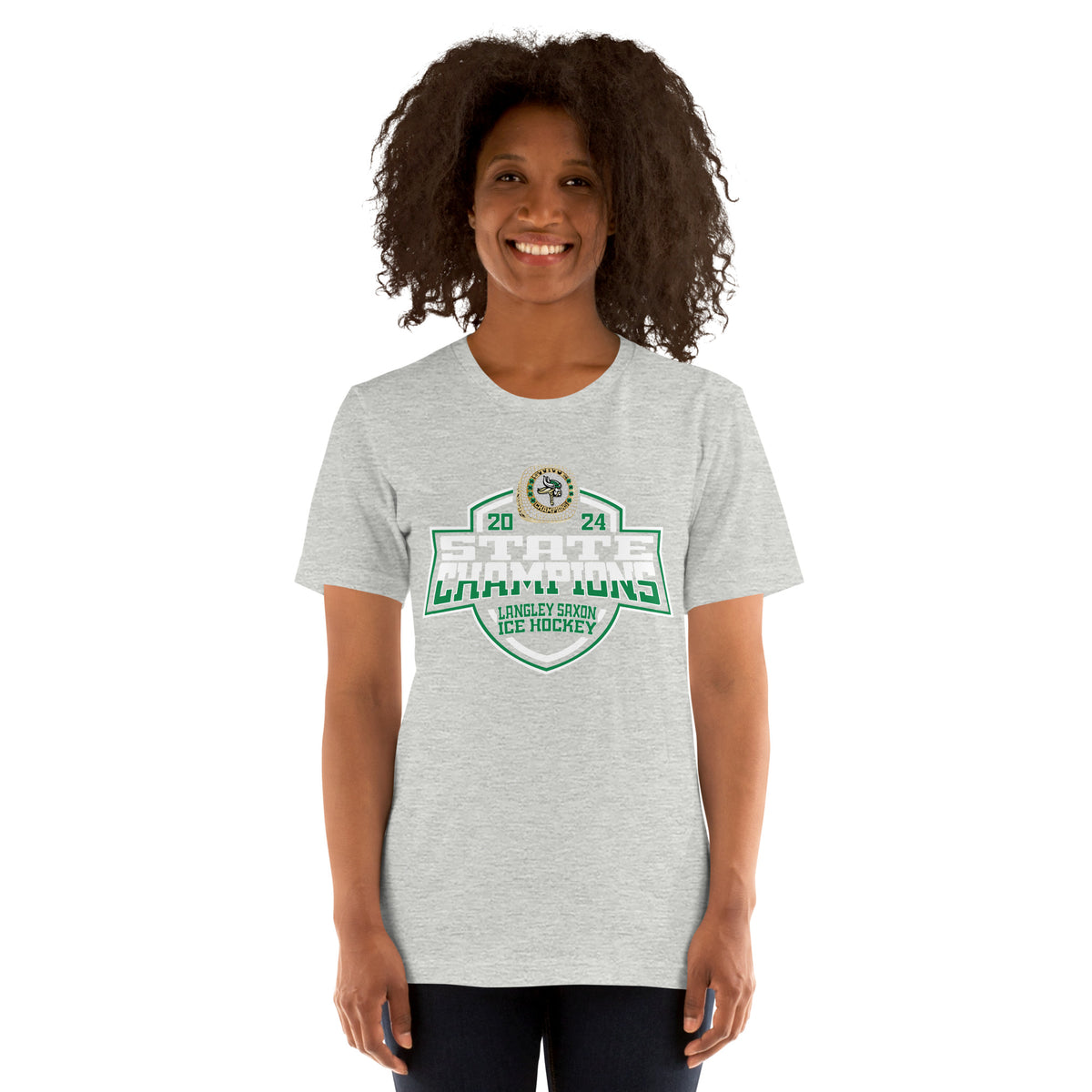 Langley Saxon Ice Hockey -Men's 2024 Unisex t-shirt