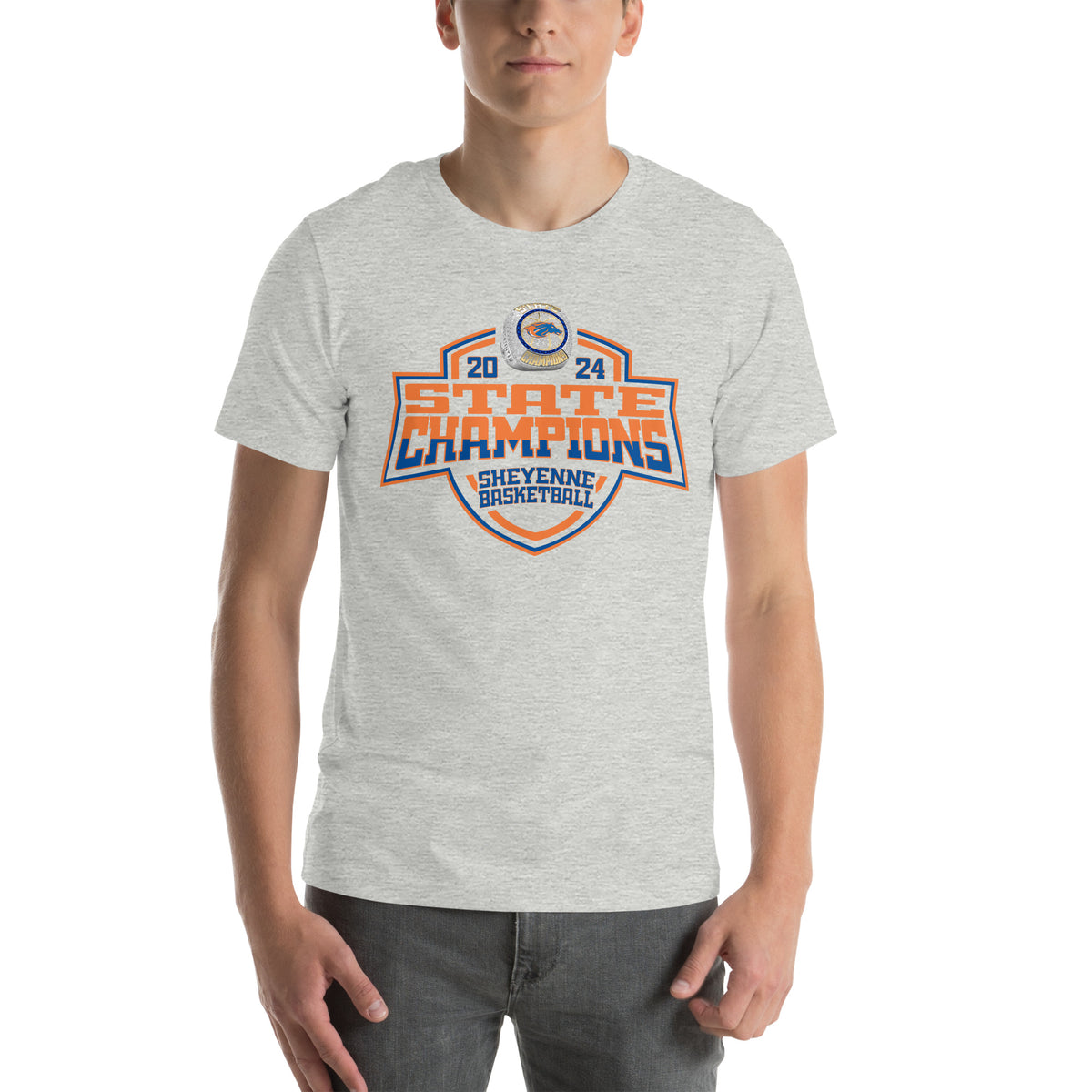 Sheyenne High School Basketball -Men's 2024 Unisex t-shirt