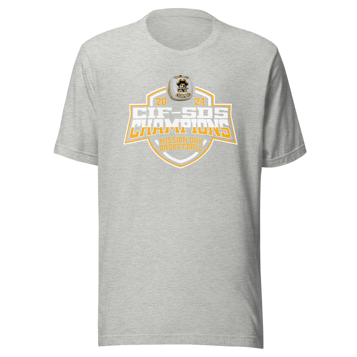 Mission Bay High School Basketball -Men's 2024 Unisex t-shirt