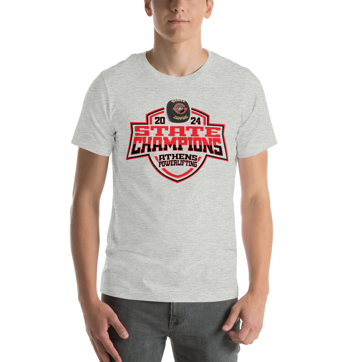 Athens High School Powerlifting 2024 Unisex t-shirt
