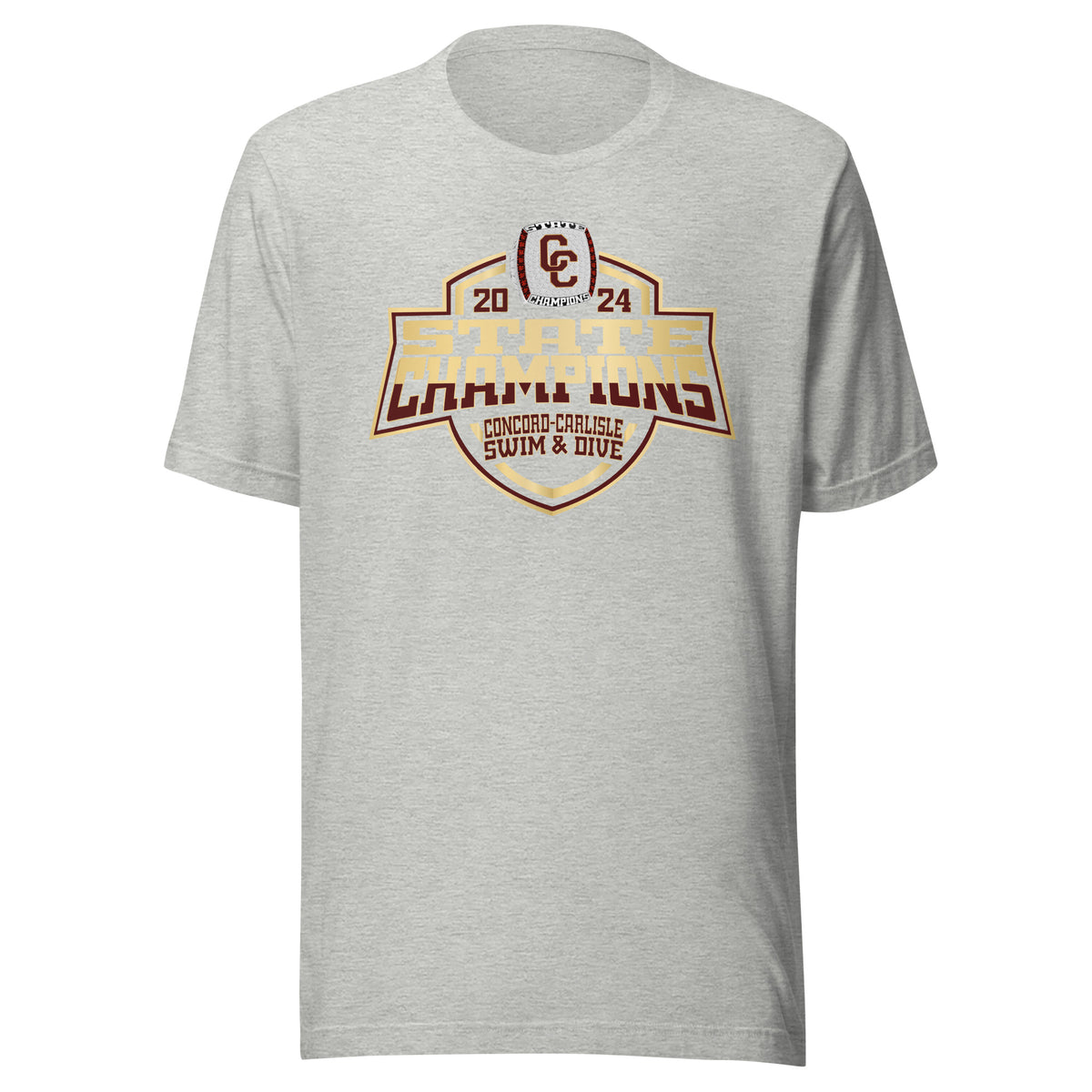 Concord-Carlisle High School Swimming &amp; Diving 2024 Unisex t-shirt