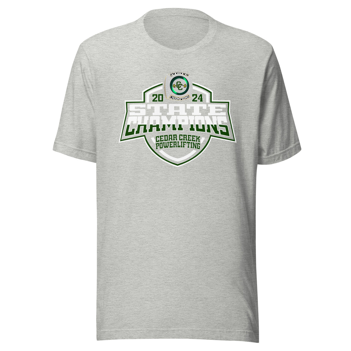 Cedar Creek School Powerlifting 2024 Unisex t-shirt