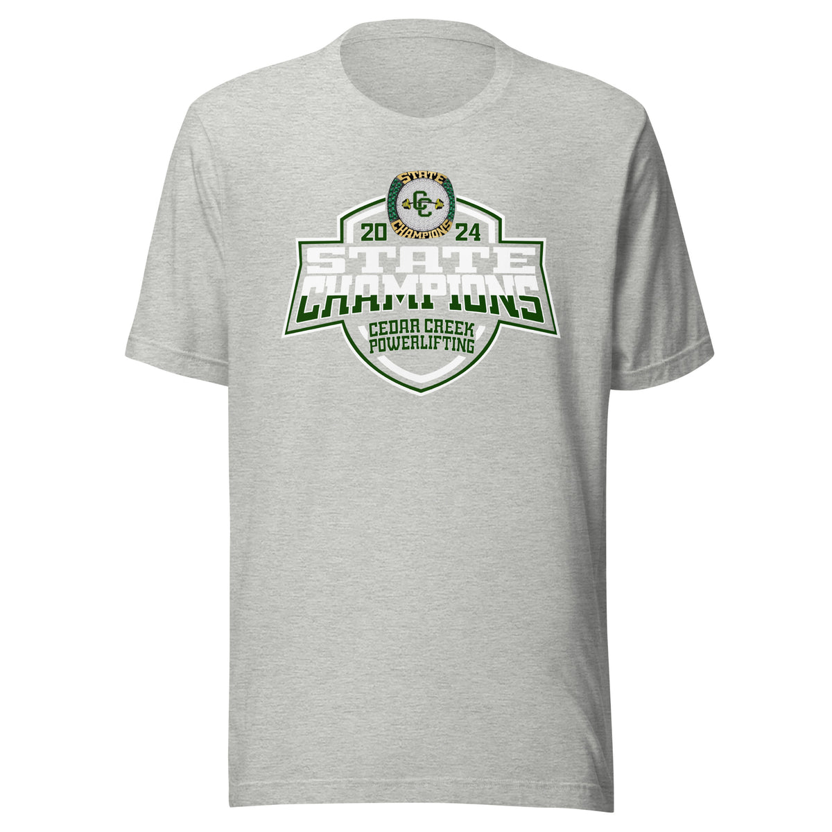 Cedar Creek School Powerlifting 2024 Unisex t-shirt