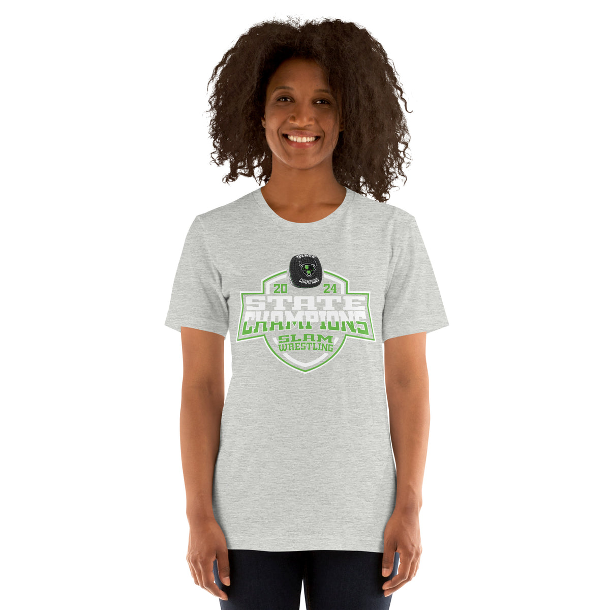 Sports Leadership and Management Academy-SLAM High School Nevada Wrestling - Women's 2024 Unisex t-shirt