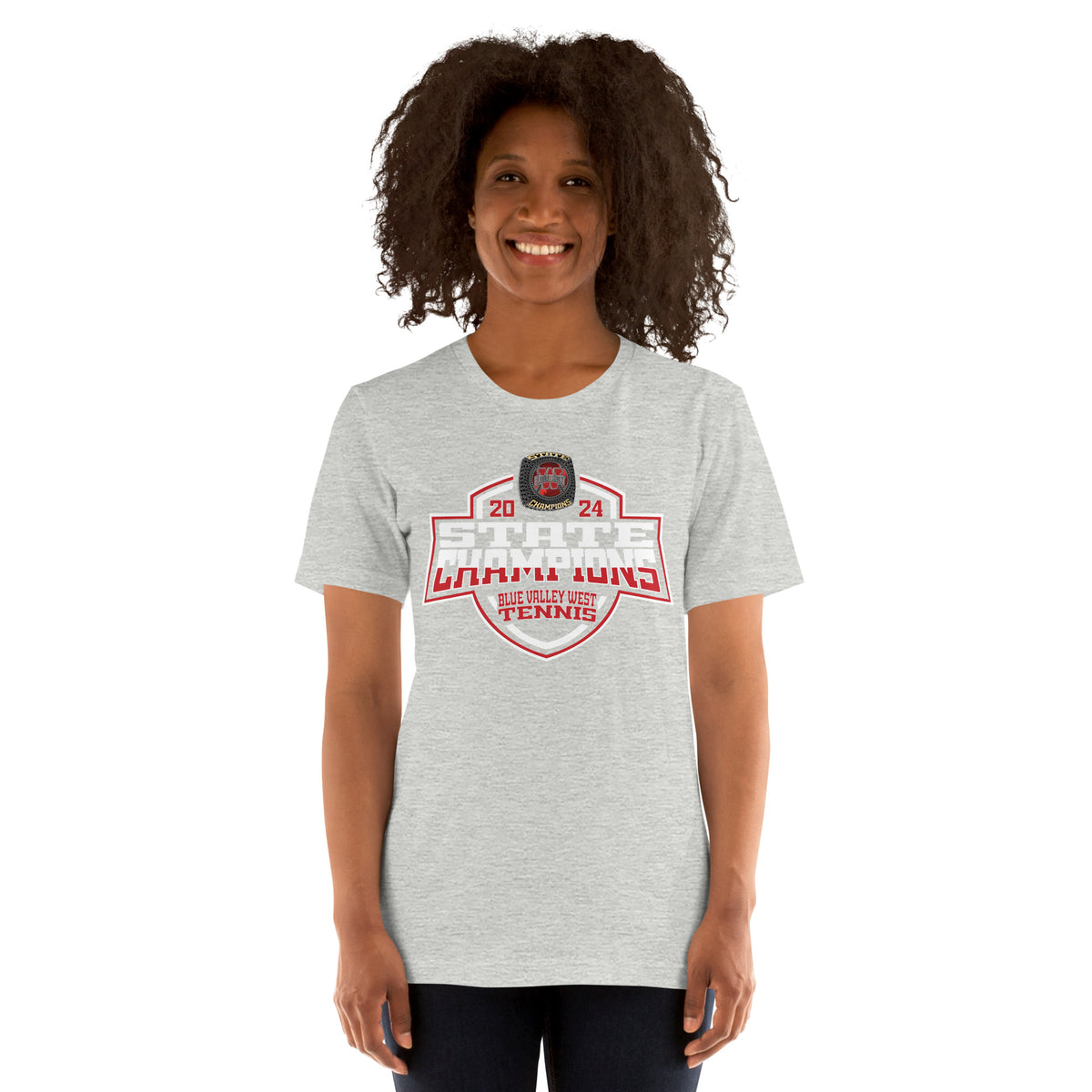 Blue Valley West High School Tennis -Men's 2024 Unisex t-shirt
