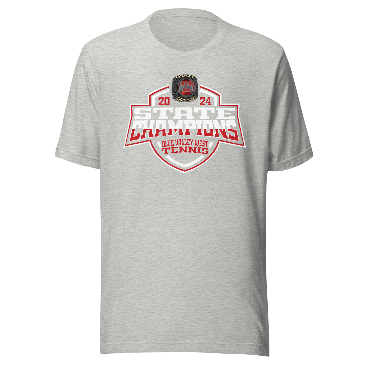 Blue Valley West High School Tennis -Men's 2024 Unisex t-shirt
