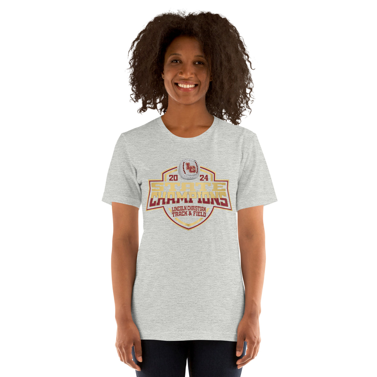 Lincoln Christian High School Track &amp; Field -Women's 2024 Unisex t-shirt