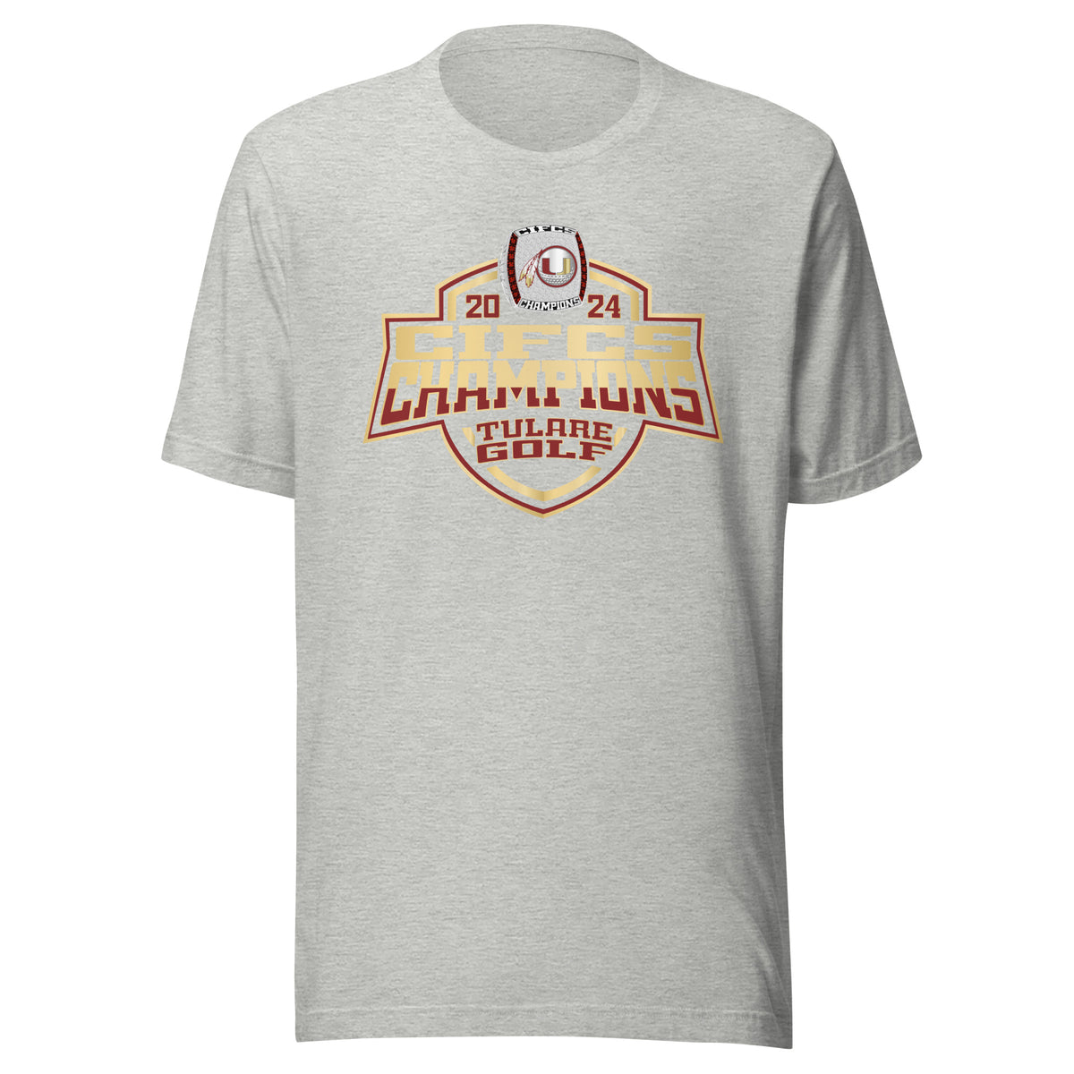 Tulare Union High School Golf -Men's 2024 Unisex t-shirt