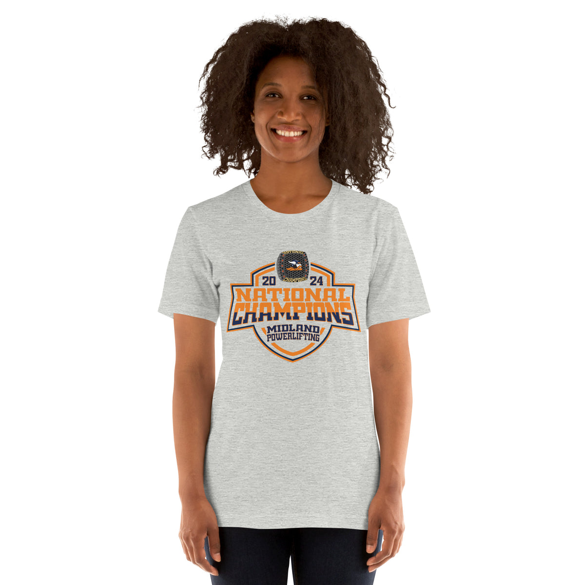 Midland University Powerlifting 2024 Unisex t-shirt