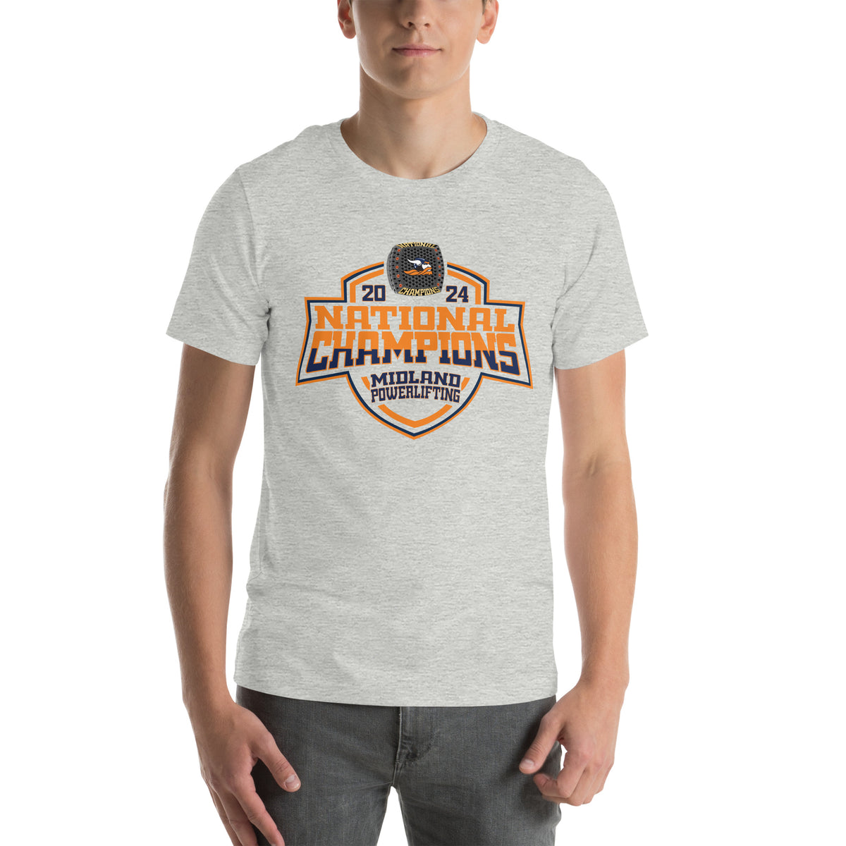 Midland University Powerlifting 2024 Unisex t-shirt