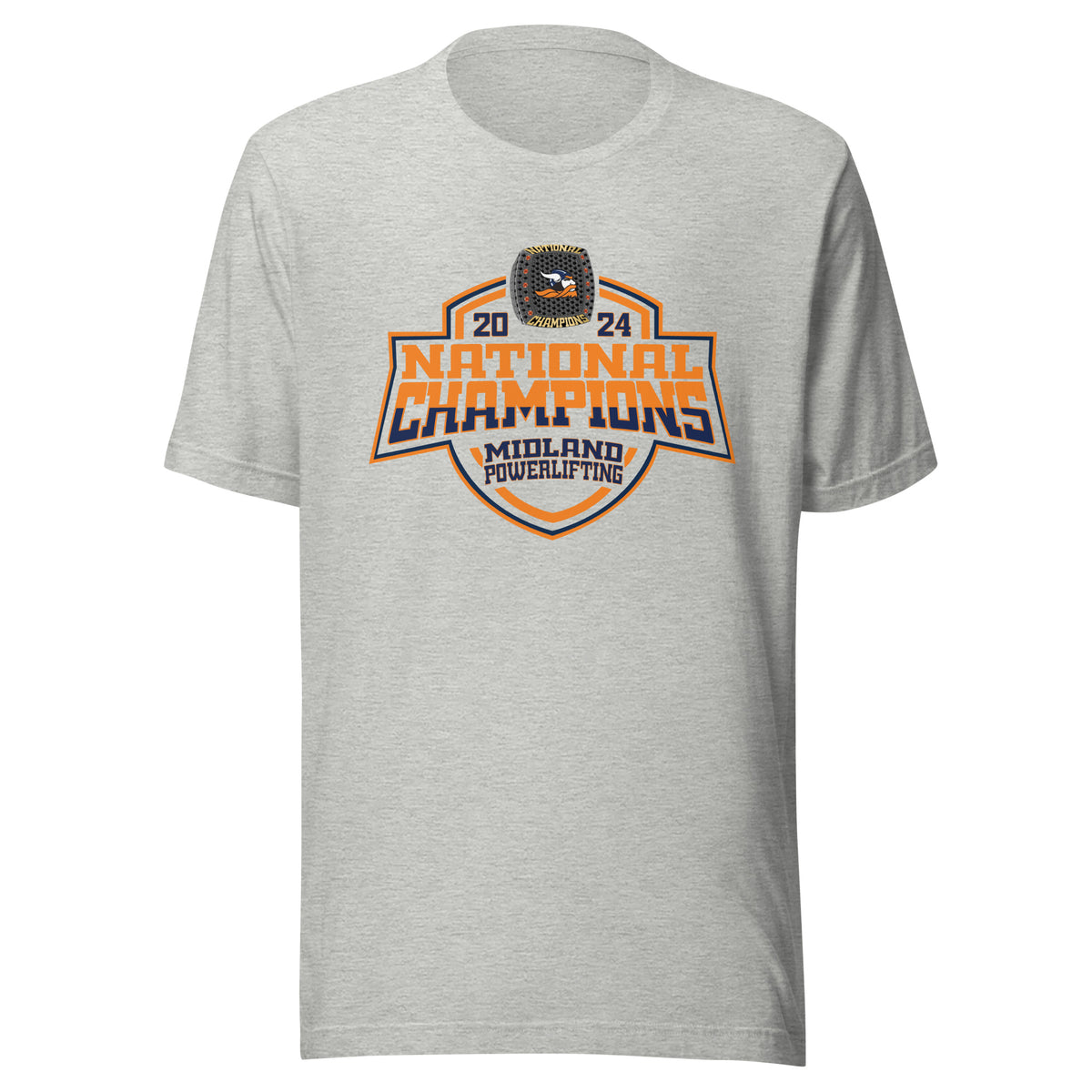 Midland University Powerlifting 2024 Unisex t-shirt