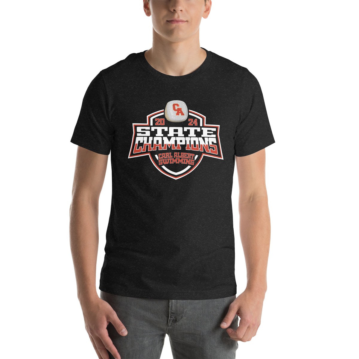 Carl Albert High School Swimming &amp; Diving 2024 Unisex t-shirt