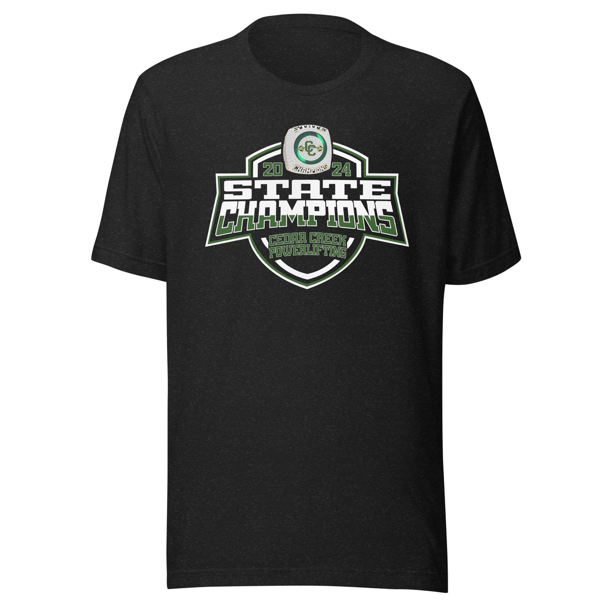 Cedar Creek School Powerlifting 2024 Unisex t-shirt