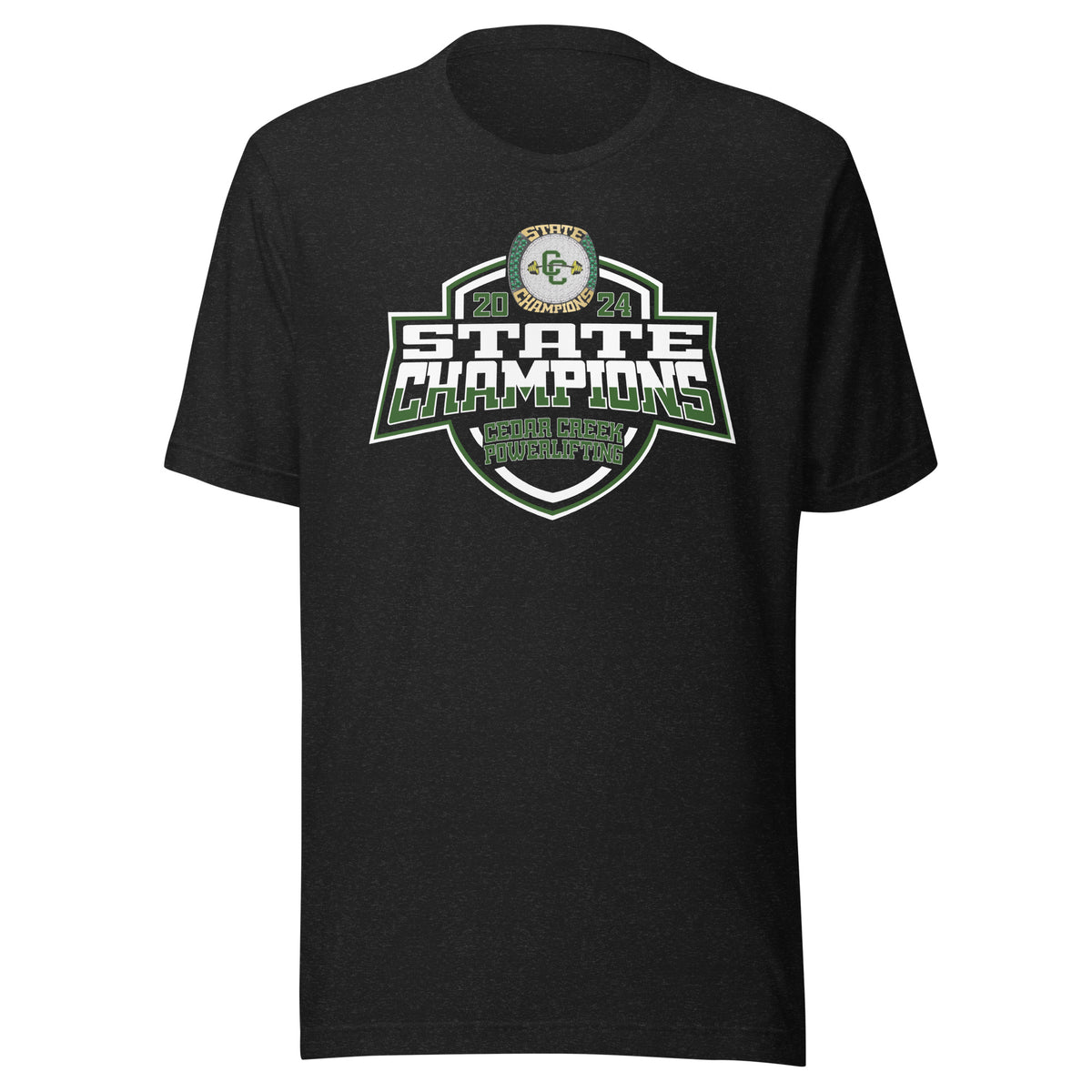 Cedar Creek School Powerlifting 2024 Unisex t-shirt