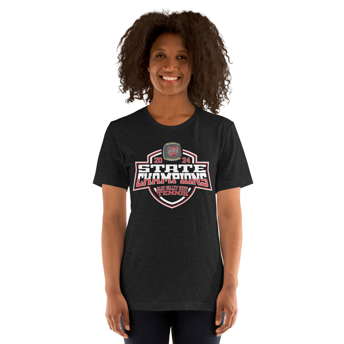 Blue Valley West High School Tennis -Men's 2024 Unisex t-shirt