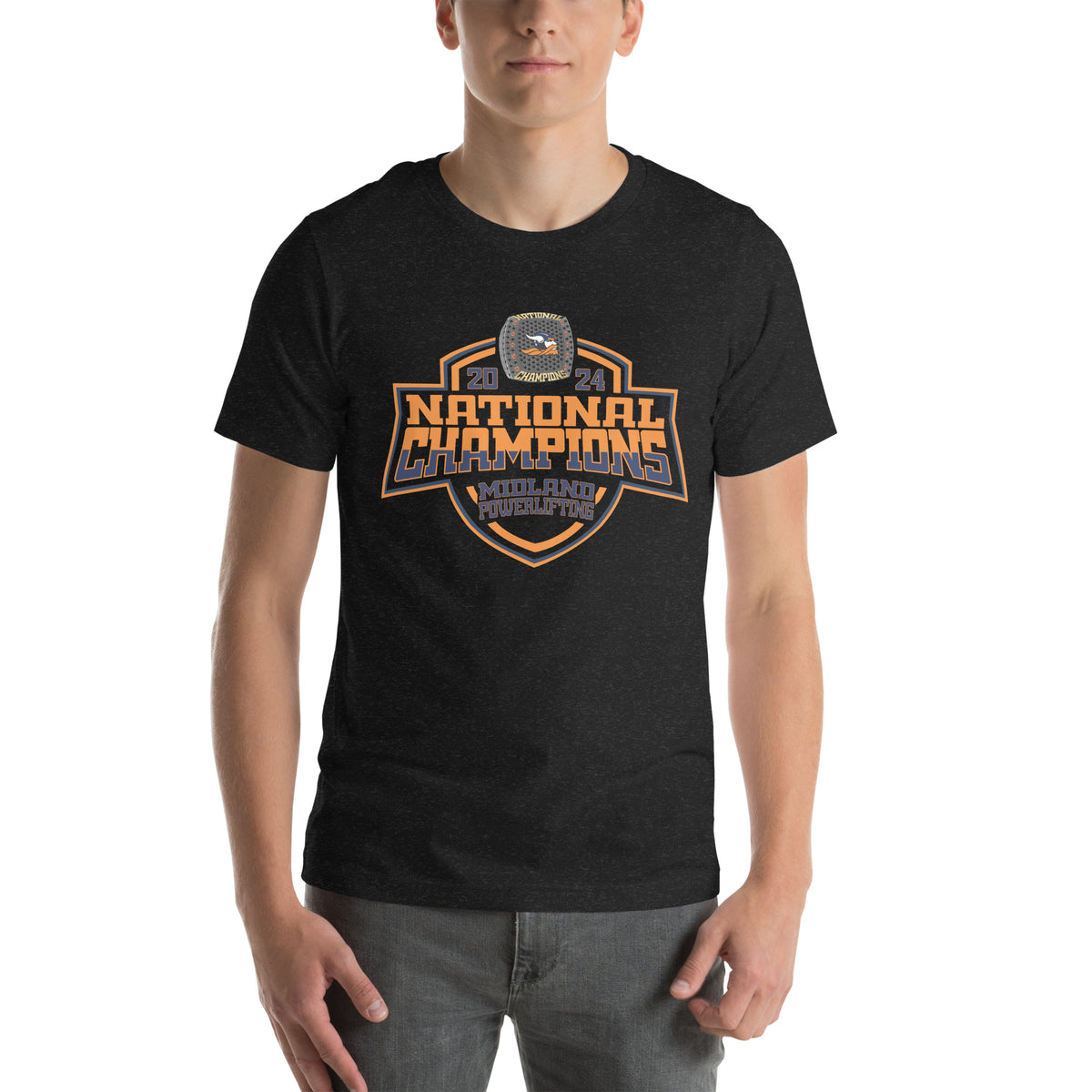 Midland University Powerlifting 2024 Unisex t-shirt