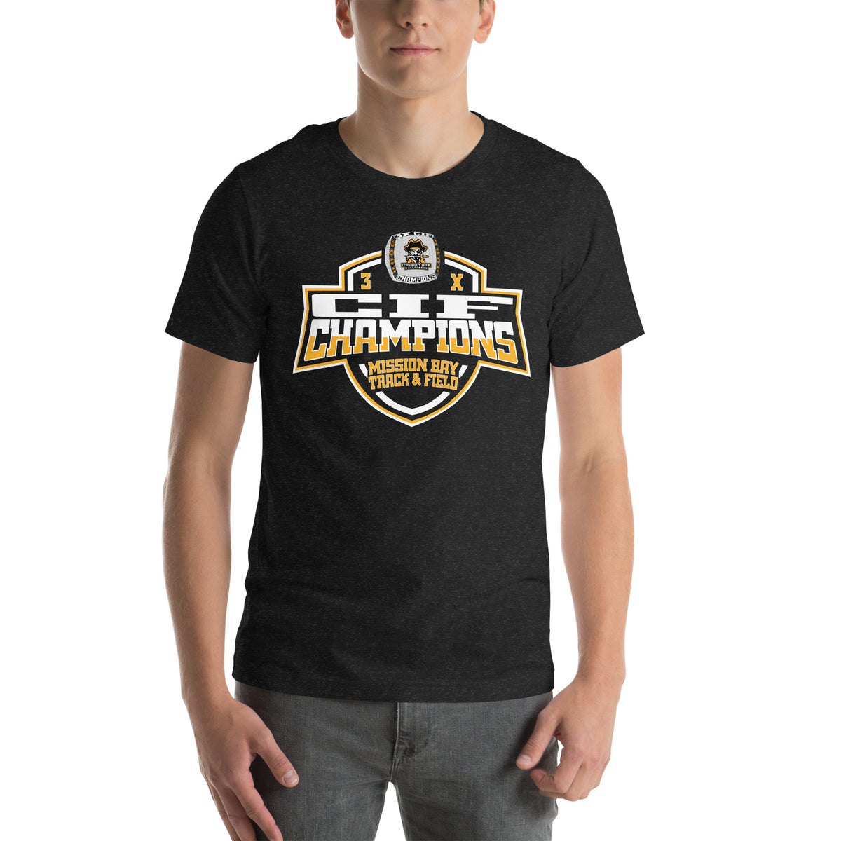 Mission Bay High School Track &amp; Field -Coed 2024 Unisex t-shirt