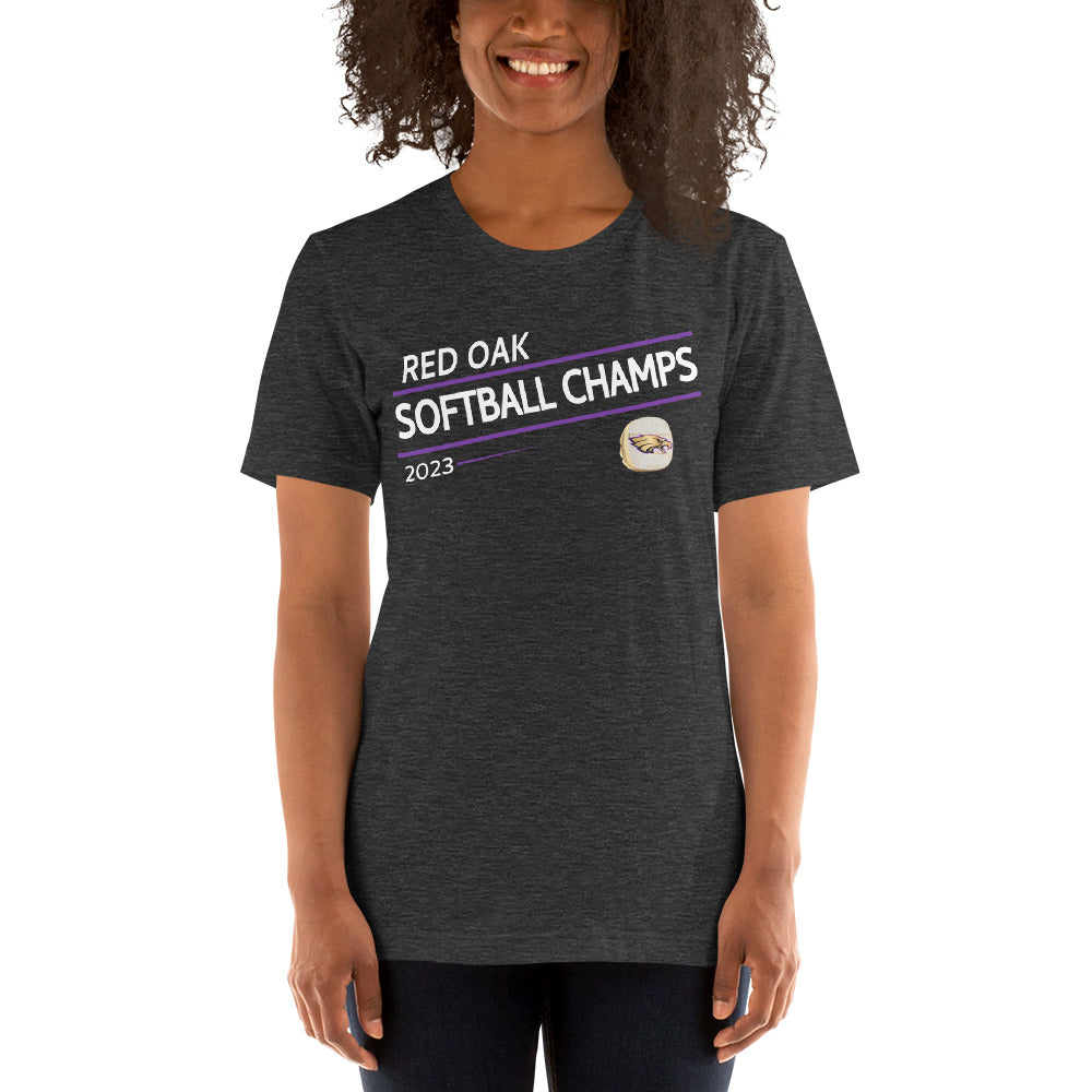 Red Oak High School Softball 2023 Unisex t-shirt