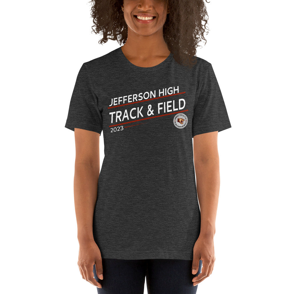 Jefferson High School Track &amp; Field -Women's 2023 Unisex t-shirt