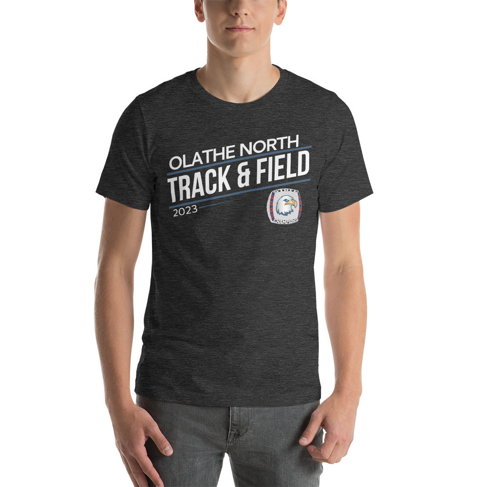 Olathe North High School Track &amp; Field -Men's 2023 Unisex t-shirt