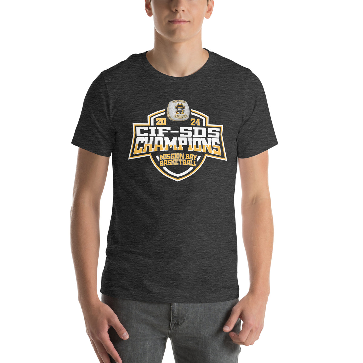 Mission Bay High School Basketball -Men's 2024 Unisex t-shirt