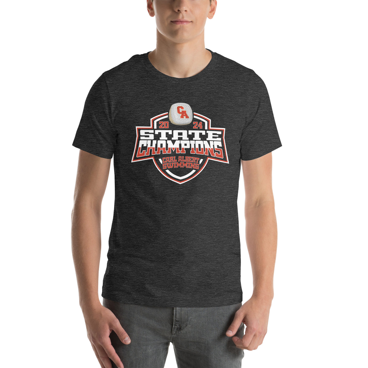 Carl Albert High School Swimming &amp; Diving 2024 Unisex t-shirt
