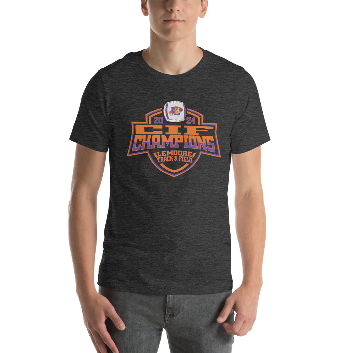 Lemoore Union High School Track &amp; Field -Coed 2024 Unisex t-shirt