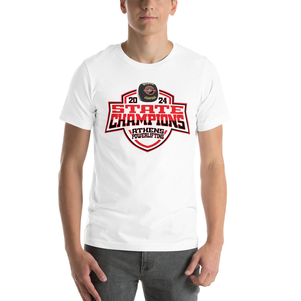 Athens High School Powerlifting 2024 Unisex t-shirt