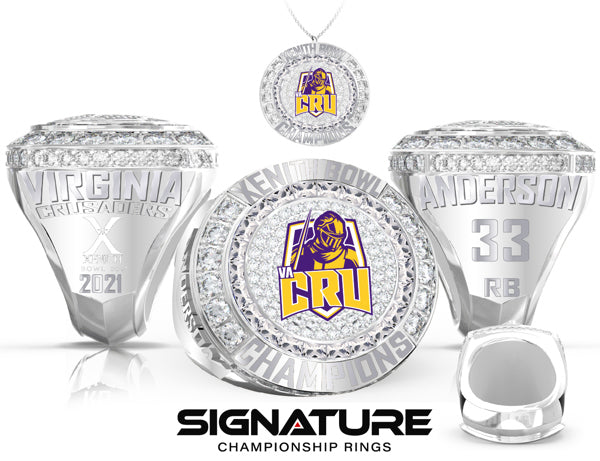 VA CRUSADERS FOOTBALL Championship Ring