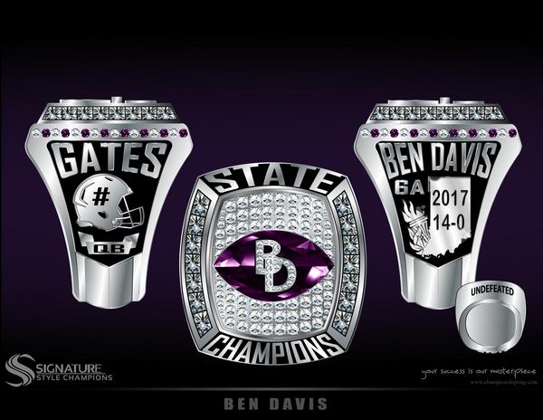Ben Davis High School Championship Ring