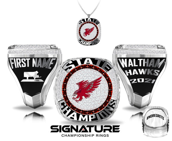Waltham High School Championship Ring