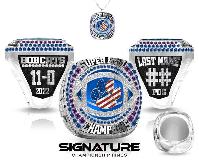 Wilmington Bobcats Football 2022 Championship Ring