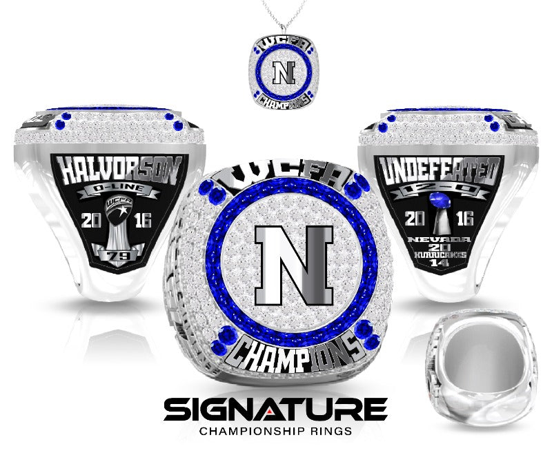 Nevada WCFA Football 2016 Championship Ring