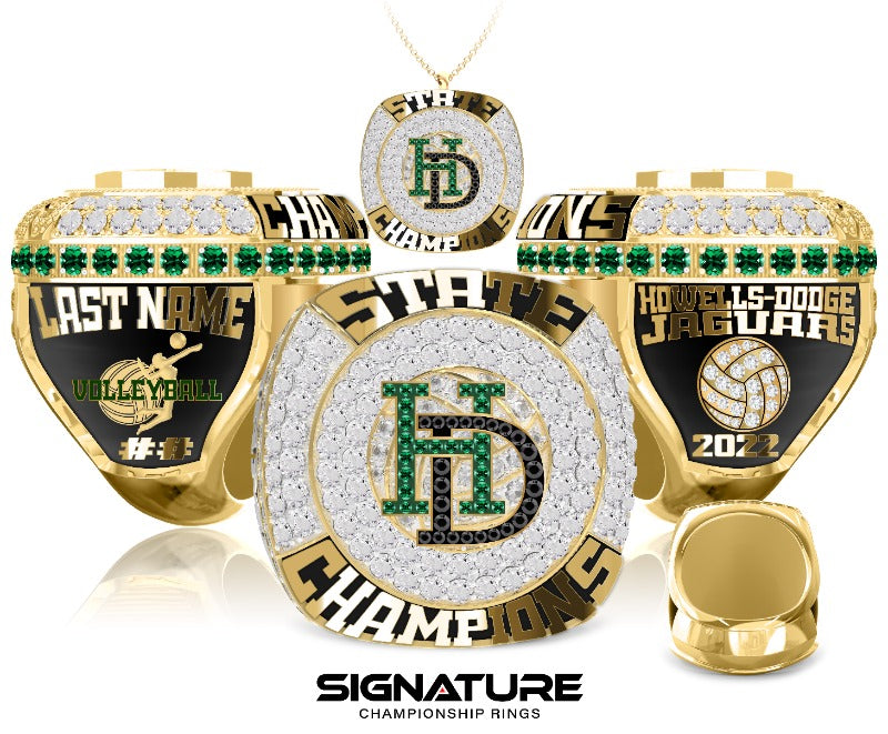 Howells-Dodge Consolidated High School Volleyball -Women's 2022 Pendant